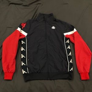 Kappa Zip Up Turtle Neck Windbreaker Jacket